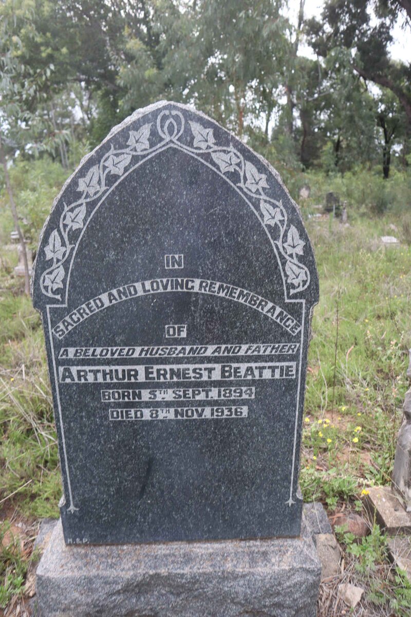 BEATTIE Arthur Ernest 1894-1936