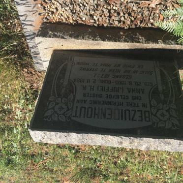 BEZUIDENHOUT Anna H.K. 1905-1964