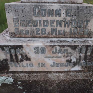 BEZUIDENHOUT Connie 1928-1933