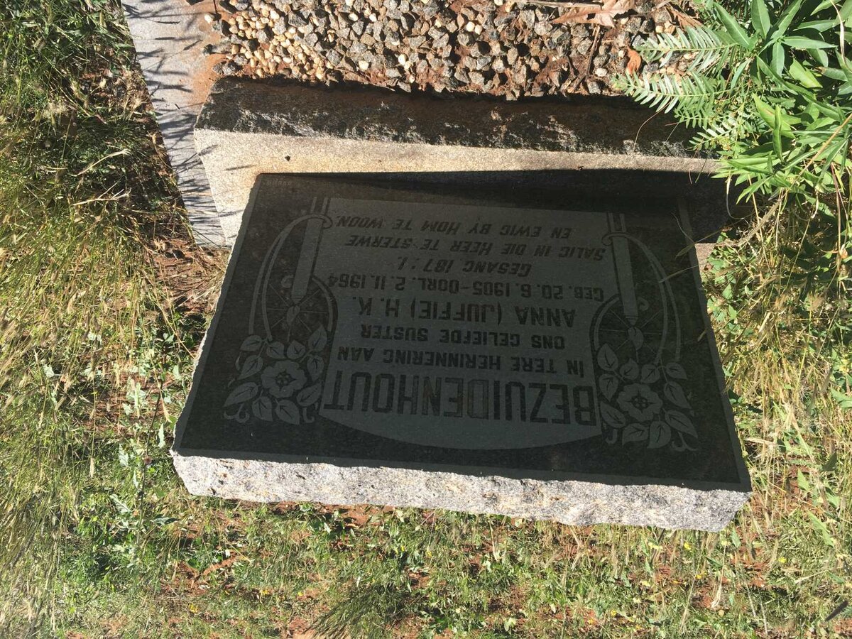 BEZUIDENHOUT Anna H.K. 1905-1964