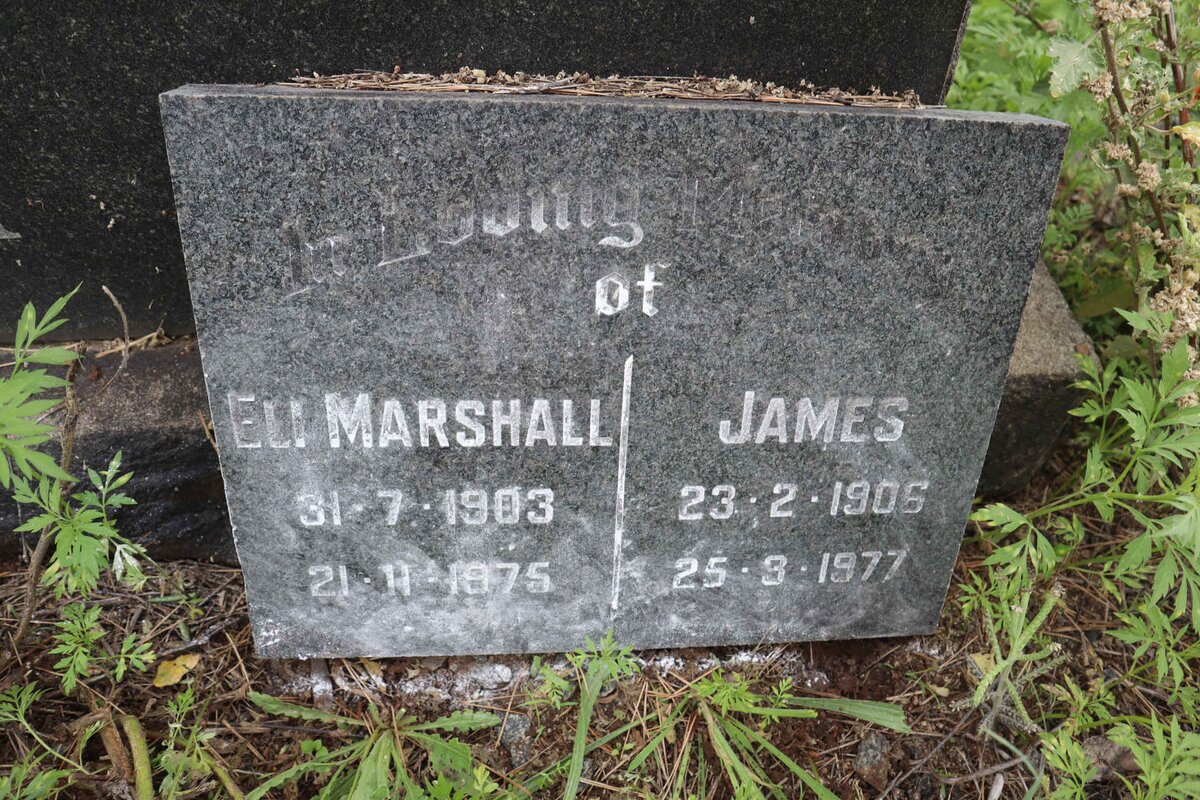 BERRY James 1905-1977 &amp; Eli MARSHALL 1903-1975