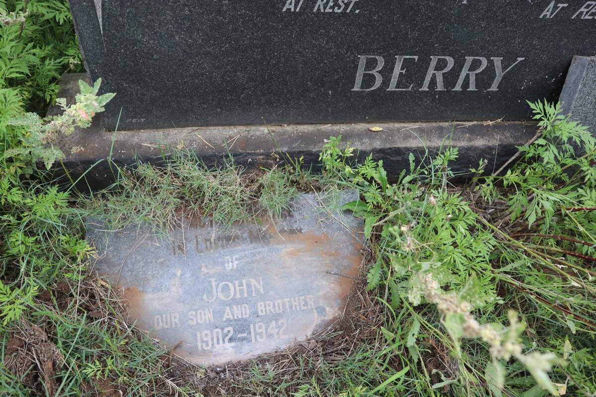 BERRY John 1902-1942