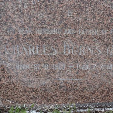 BURNS Charles 1903-1945