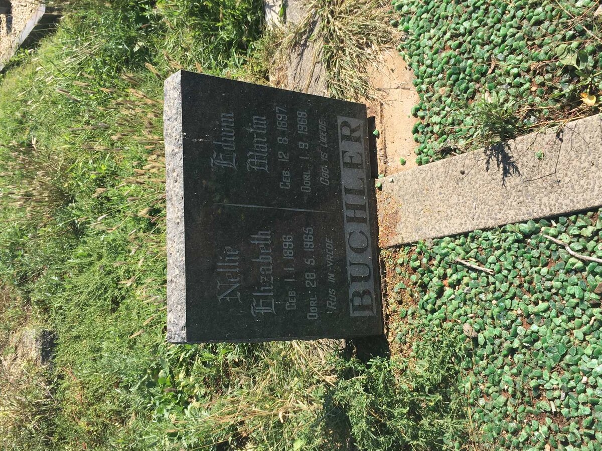 BUCHLER Edwin Martin 1897-1968 &amp; Nellie Elizabeth 1896-1965