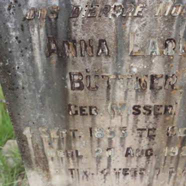 BUTTNER Anna Laomi nee VISSER 1853-1929