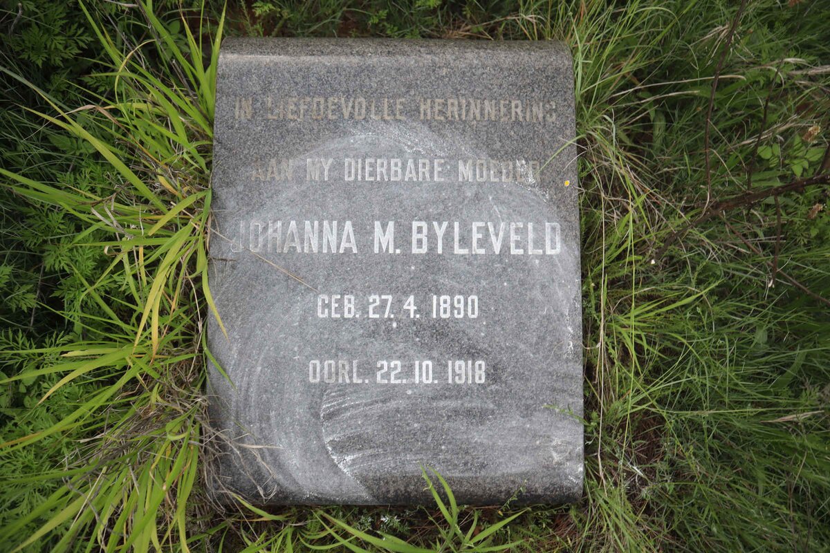 BYLEVELD Johanna M. 1890-1918