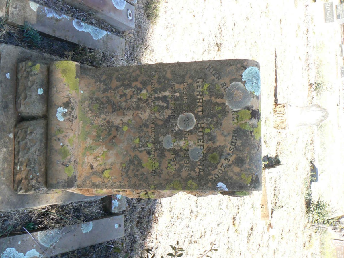 BOERSMA Gerrit 1896-1918