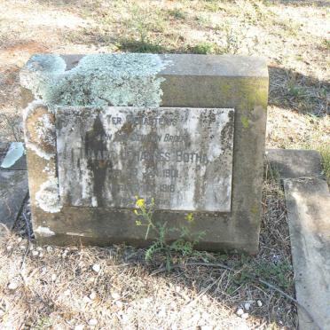 BOTHA Tjaart Johannes 1901-1918