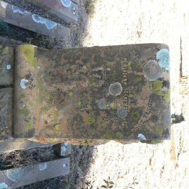 BOERSMA Gerrit 1896-1918