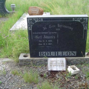 BOUILLON Gert Johannes 1930-1967