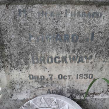 BROCKWAY Edward J. -1930