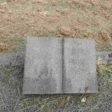 BRAND Johan Christiaan Schoeman 1904-1985 &amp; Christina Johanna GOOSEN 1912-1996