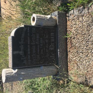 BRUIN Gertruida Hendrina, de nee LOMBAARD 1882-1964