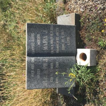 BRITZ Rudolph J. 1889-1964 &amp; Maria J. voorheen DE JAGER nee V.D. WALT 1890-1967