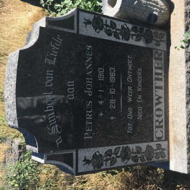 CROWTHER Petrus Johannes 1910-1963