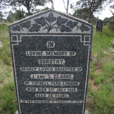 CLARKE Dorothy -1918