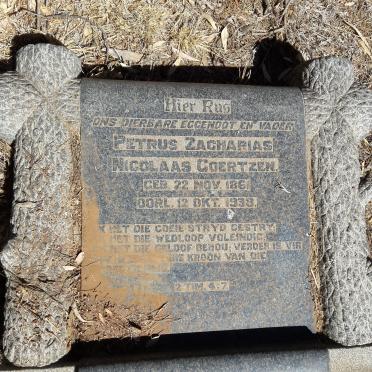 COERTZEN Petrus Zacharias Nicolaas 1861-1938