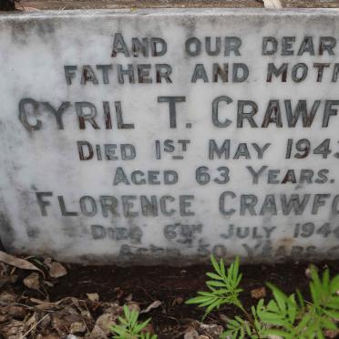CRAWFORD Cyril T. -1943 &amp; Florence -1944