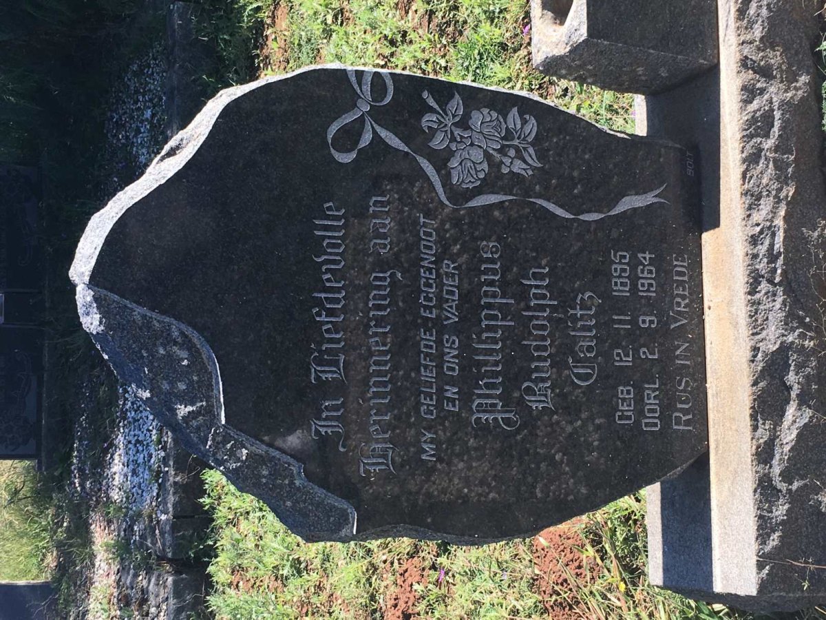 CALITZ Phillippus Rudolph 1895-1964