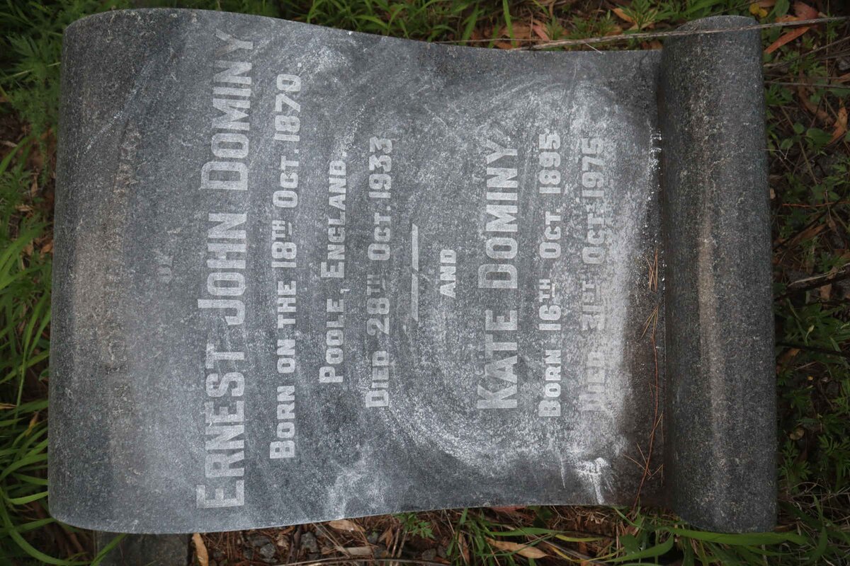 DOMINY Ernest John 1870-1933 :: DOMINY Kate 1895-1975