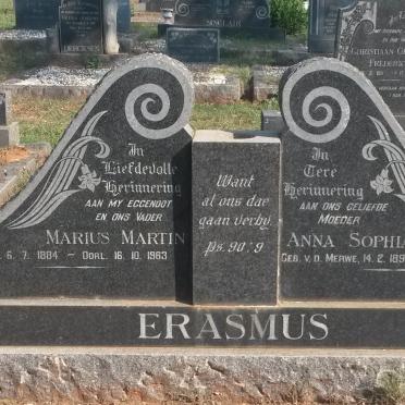 ERASMUS Marius Martin 1884-1963 &amp; Anna Sophia VAN DER MERWE 1892-1965