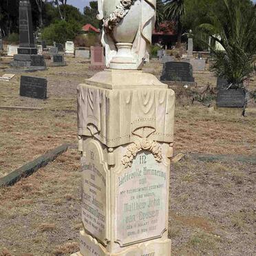 EYSSEN Matthew John, van 1862-1909