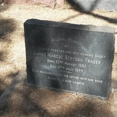 FRASER James Marcus Strydom 1909-1944