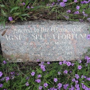 FORTUNE Agnes Selina 1937-1958