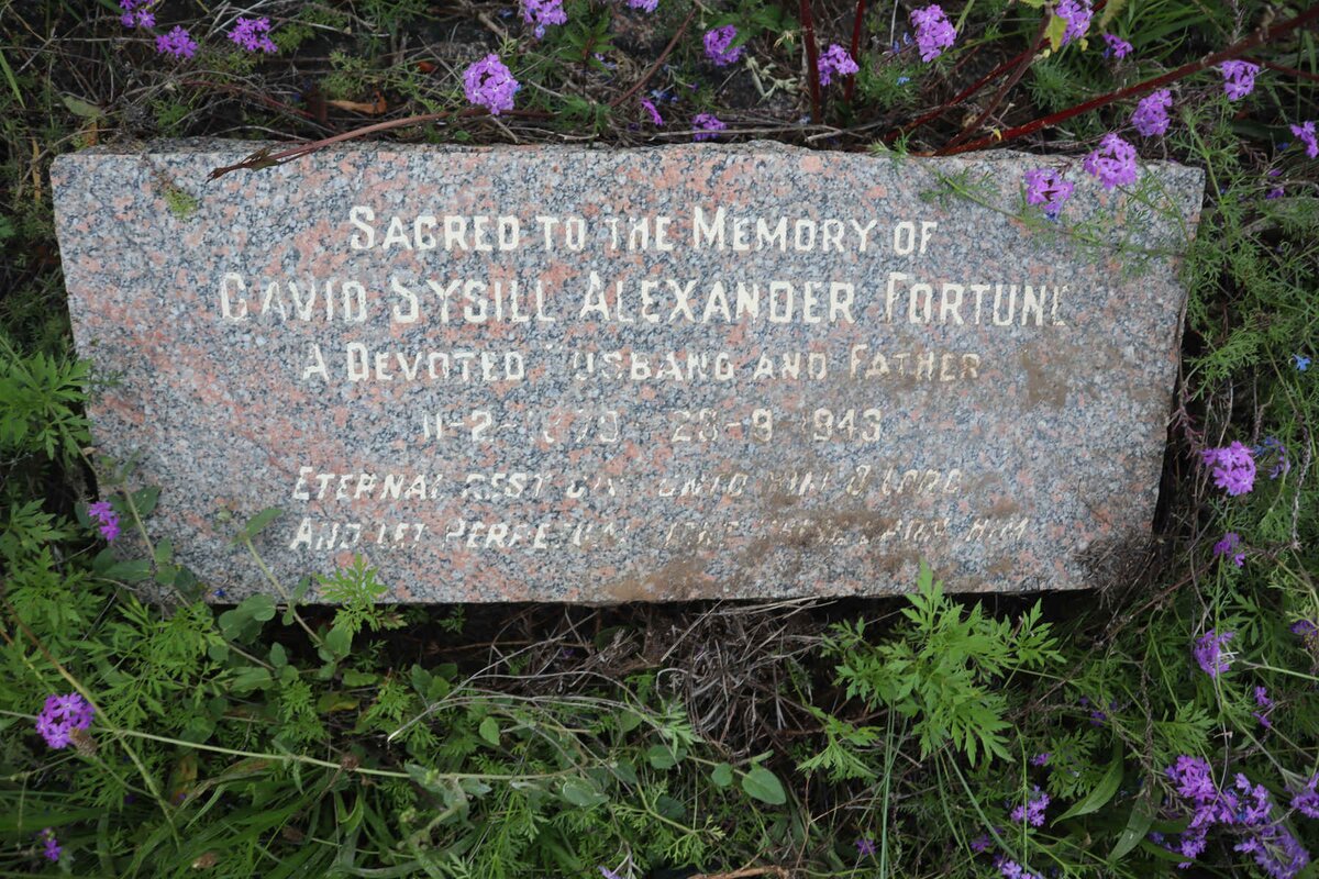 FORTUNE David Sysill Alexander -1943