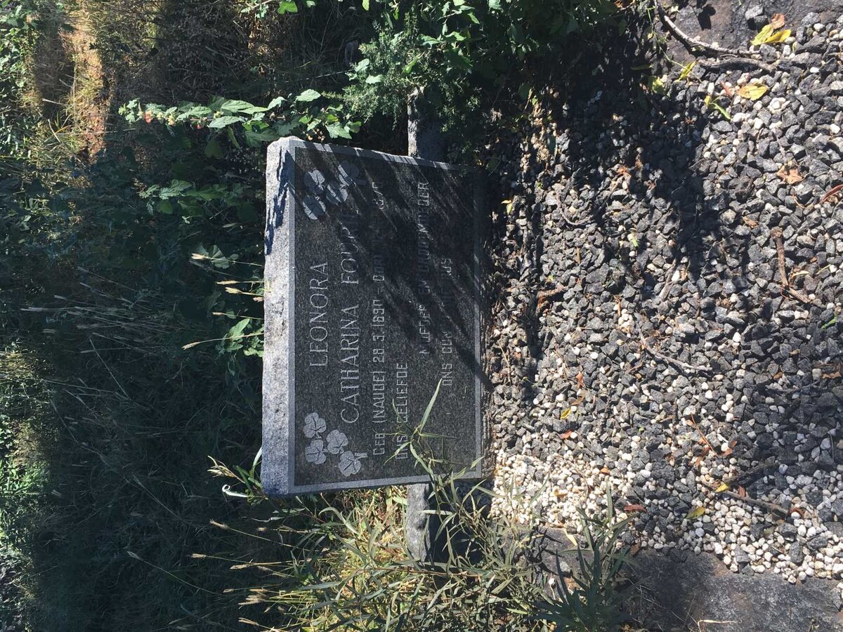 FOURIE Leonora Catharina nee NAUDE 1890-1970