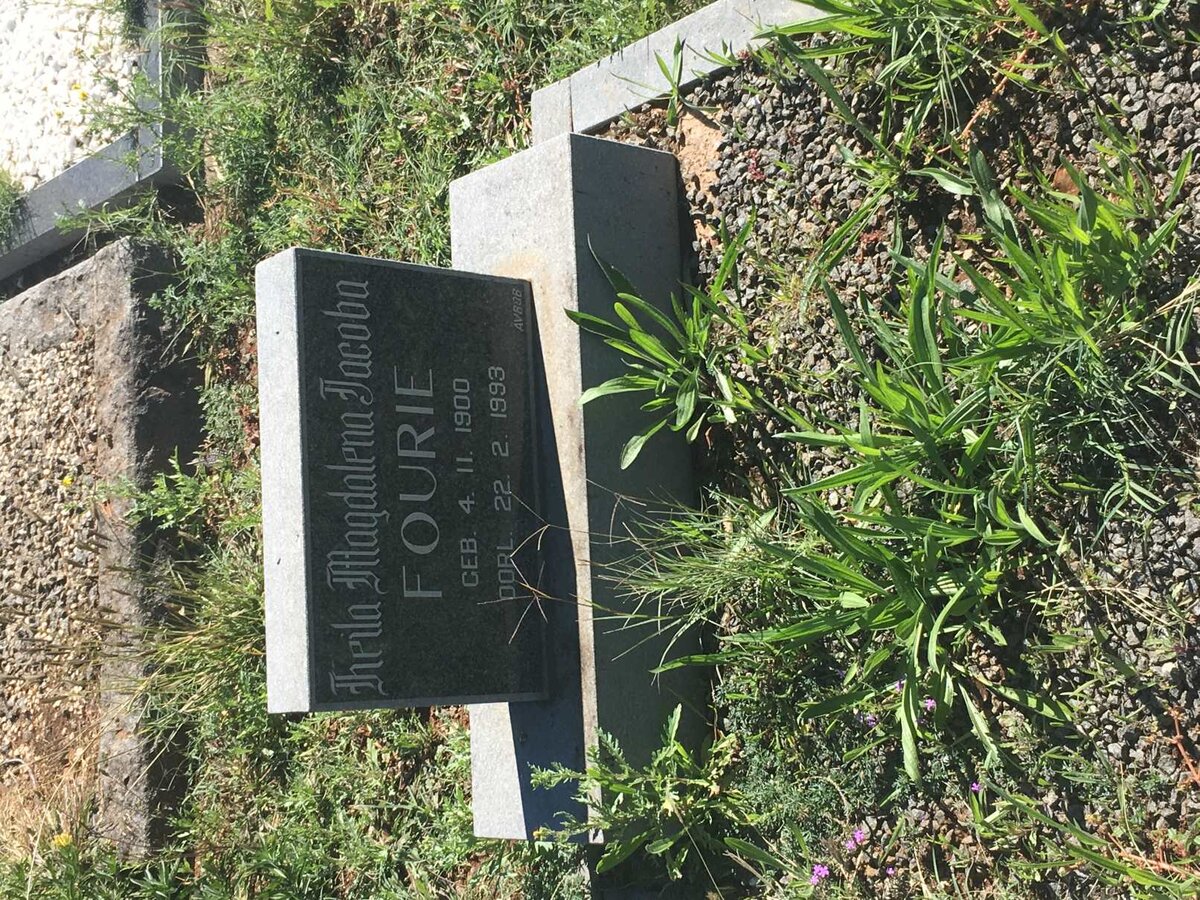 FOURIE Heila Magdalena Jacoba 1900-1993