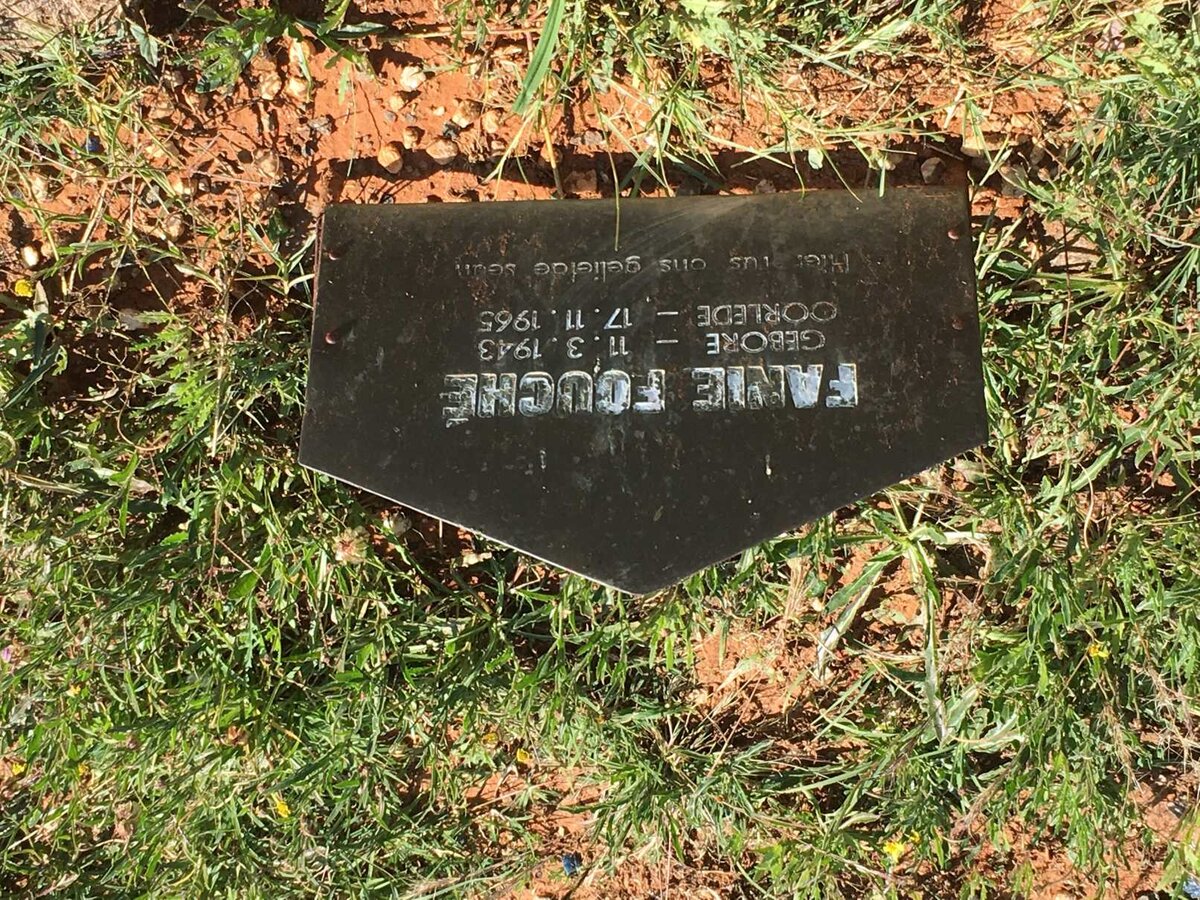 FOUCHÉ Fanie 1943-1965