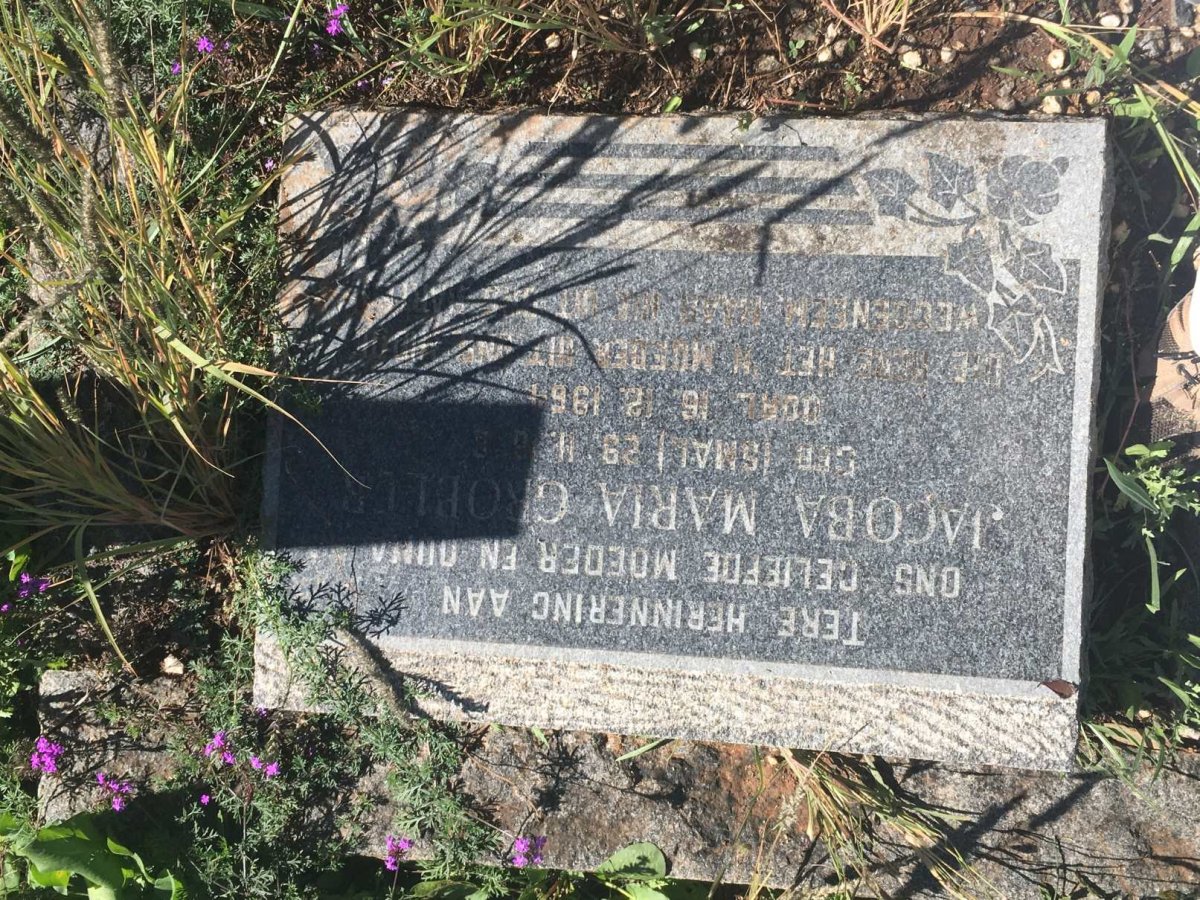 GROBLER Jacoba Maria nee SMAL  -1964