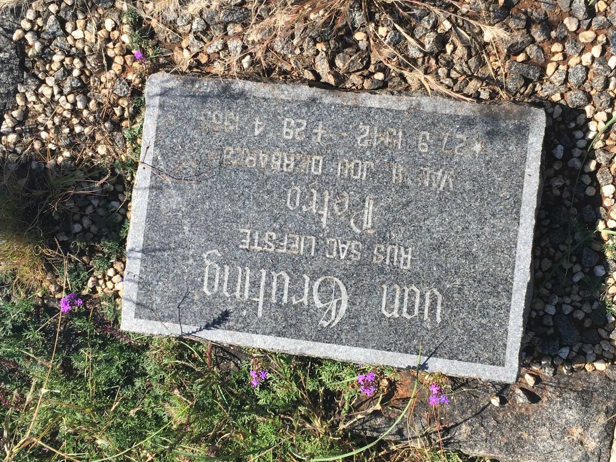 GRUTING Petro, van 1942-1965