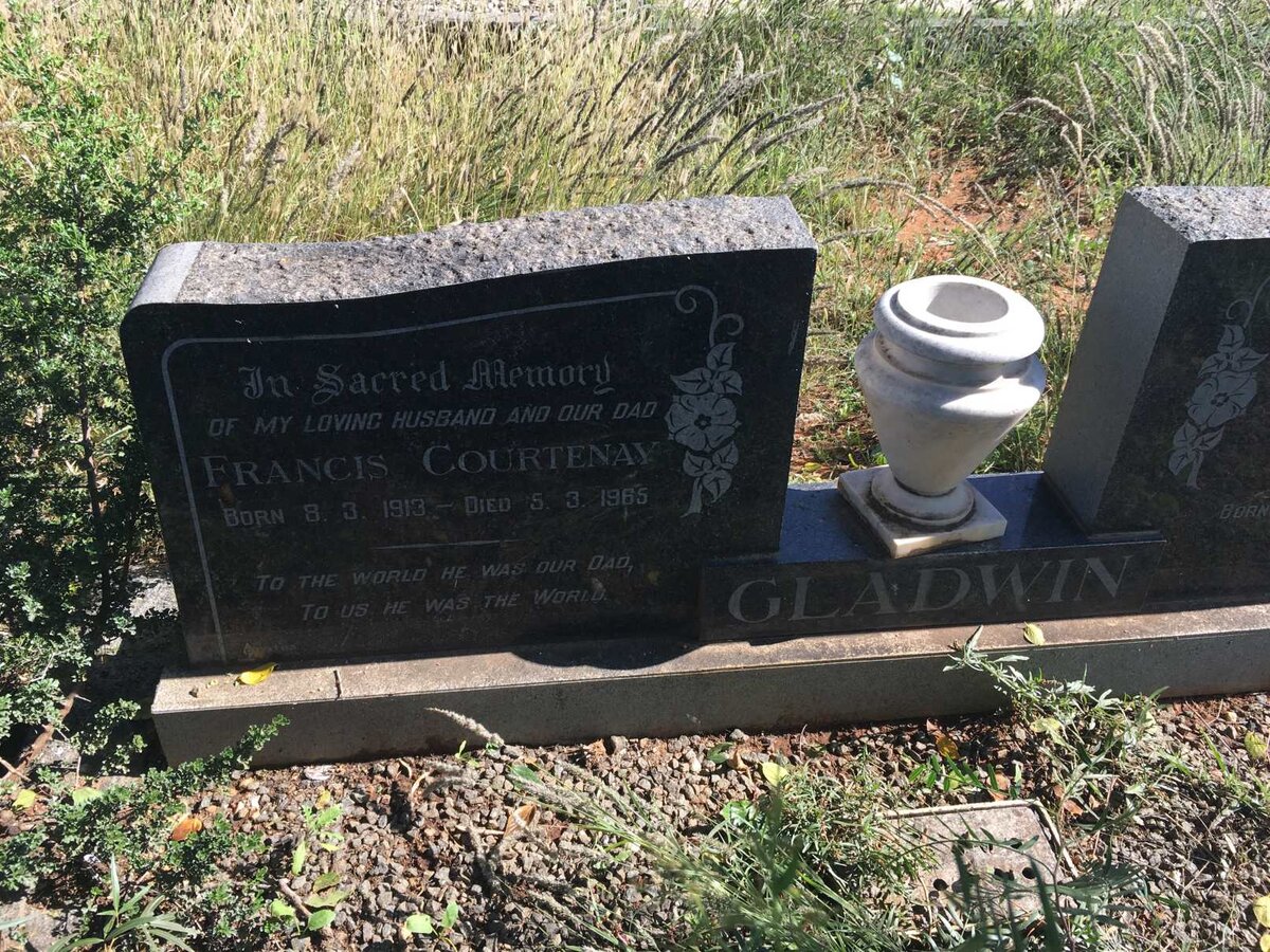 GLADWIN Francis Courtenay 1913-1965