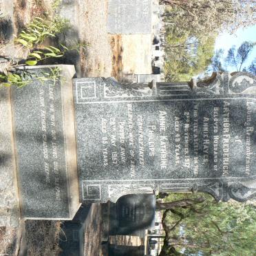 HAYES Arthur Frederick -1917 &amp; Annie Kathrine PHILLIPS formely HAYES -1957