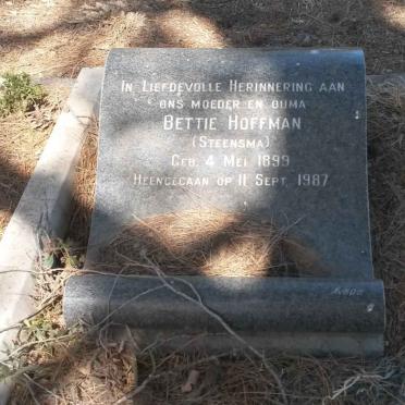 HOFFMAN Bettie nee STEENSMA 1899-1987