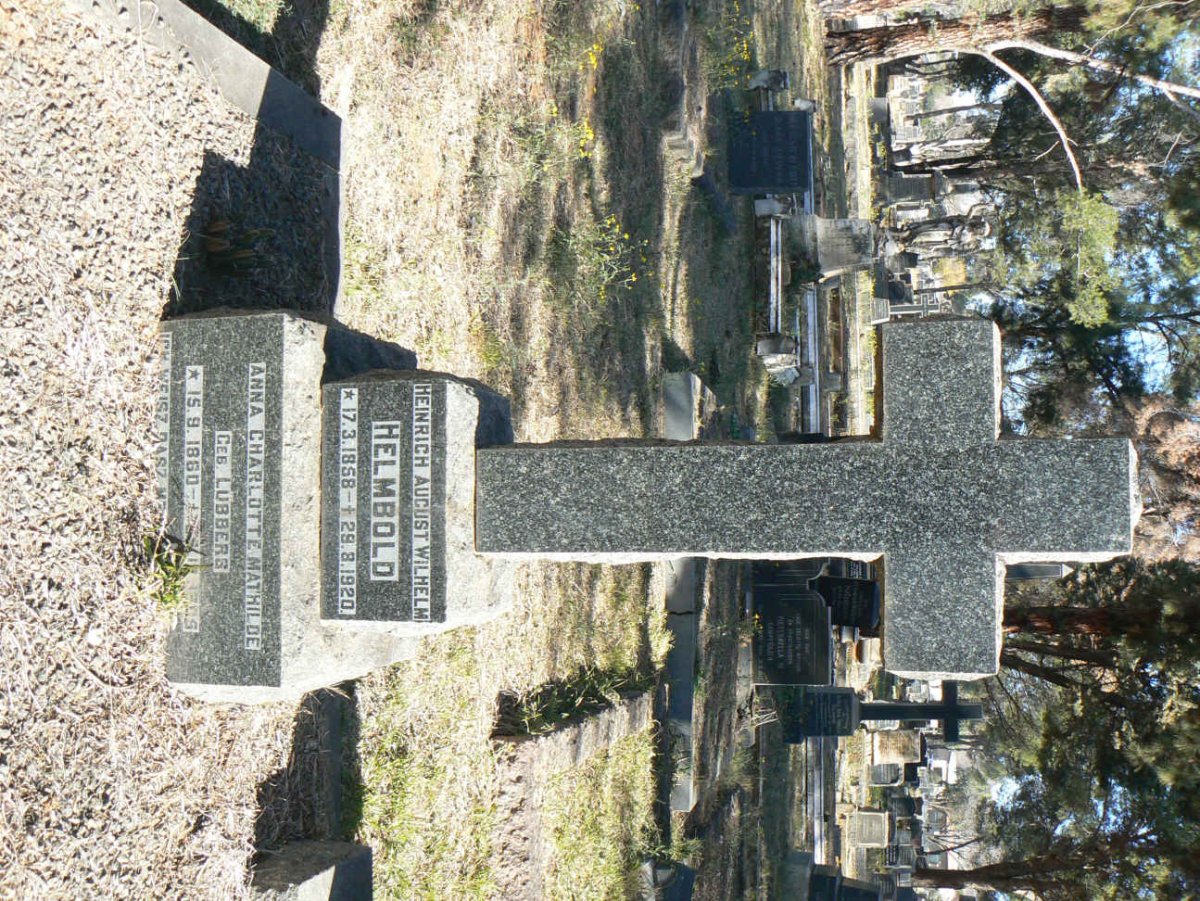 HELMBOLD Heinrich August Wilhelm 1858-1920 &amp; Anna Charlotte Mathilde LUBBERS 1860-19?5