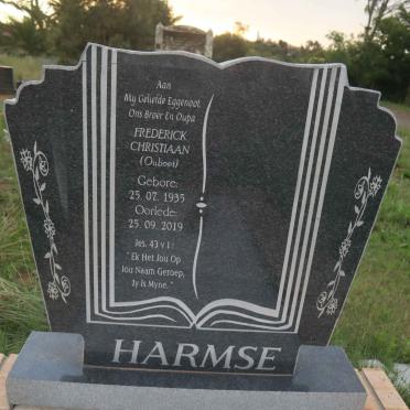 HARMSE Frederick Christiaan 1935-2019