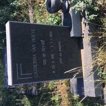 HOEVE Catherina, van nee DE FEYTER 1918-1965
