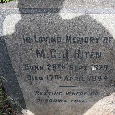 HITEN M.C.J. 1879-1944