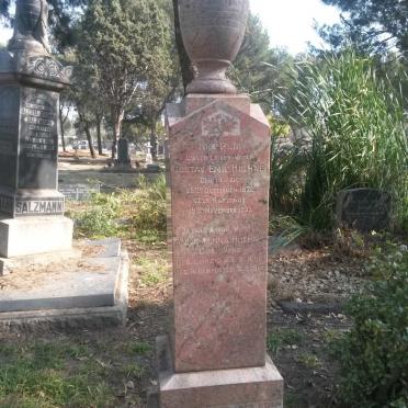 HOEHNE Gustav Emil 1872-1933 &amp; Anna Minna WEND 1884-1963