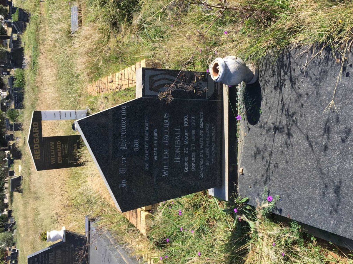 HONIBALL Willem Jacobus 1890-1969