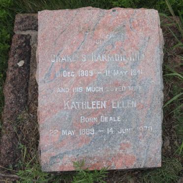 HILL Charles Harmon 1889-1941 &amp; Kathleen Ellen DEALE 1889-1970