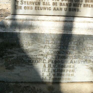 HOEPEN J., van 1856-1922