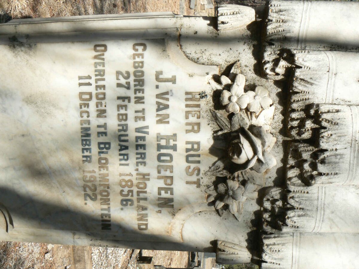 HOEPEN J., van 1856-1922