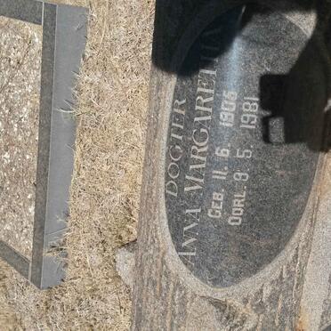 HOFFMAN Anna Margaretha 1905-1981