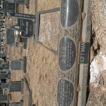 HOFFMAN Petrus Arnoldus 1867-1956 &amp; Anna Margaretha 1872-1969 :: HOFFMAN Anna Margaretha 1905-1981