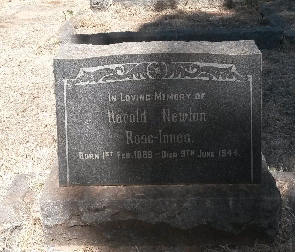 INNES Harold Newton, Rose 1868-1944