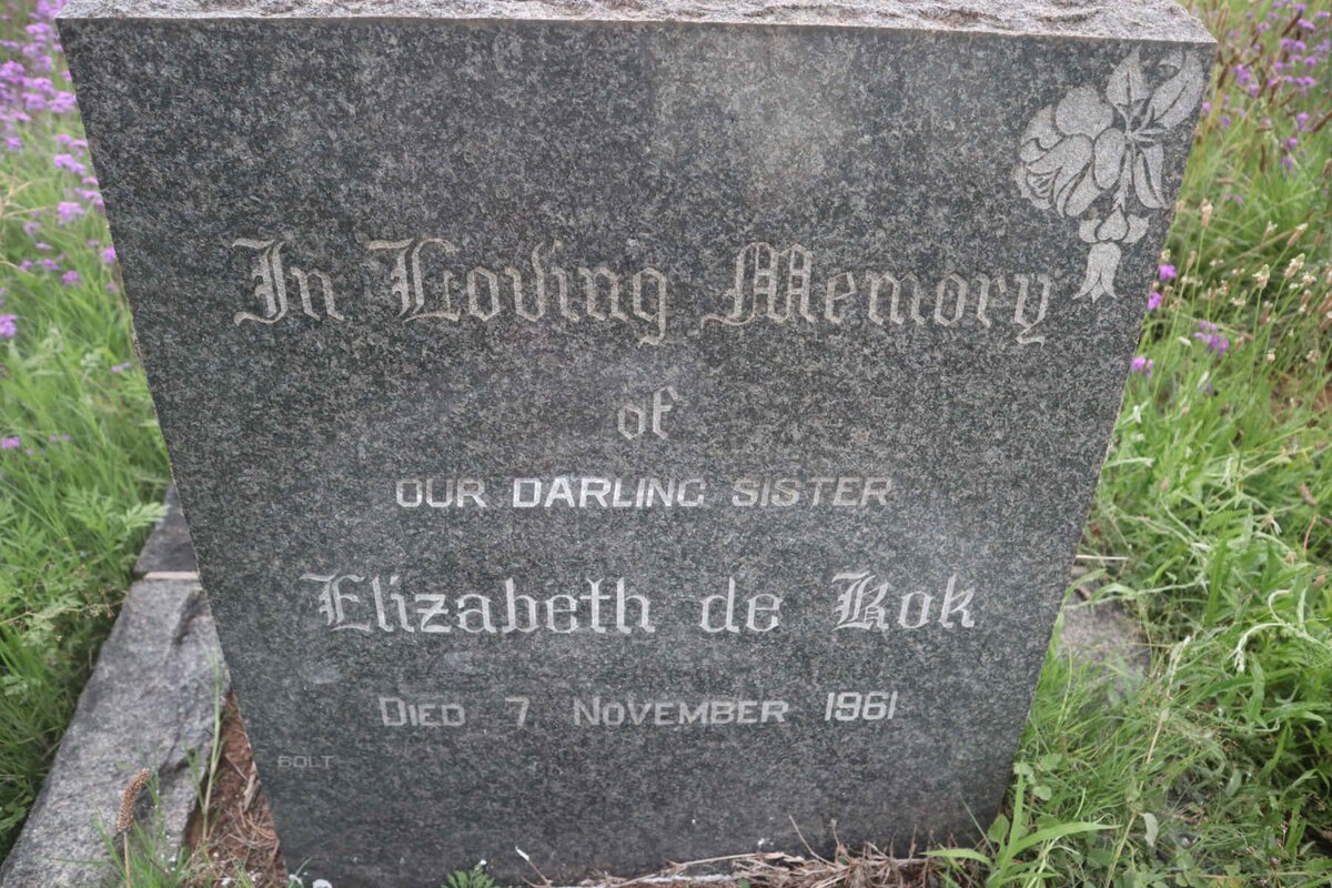 KOK Elizabeth, de -1961